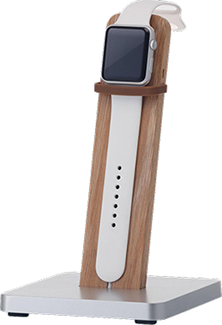 Display aus Holz für Apple Watch